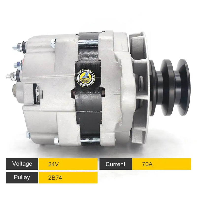 Load image into Gallery viewer, Alternator 3675174RX 19010111 1117944 4000590 219072 For CUMMINS B3.9C B5.9C B8.3C For VOLVO EC140 EC210 EC240 EC290 EC360 DH220-3 - Electrical Parts > Alternator from MyMROmarts