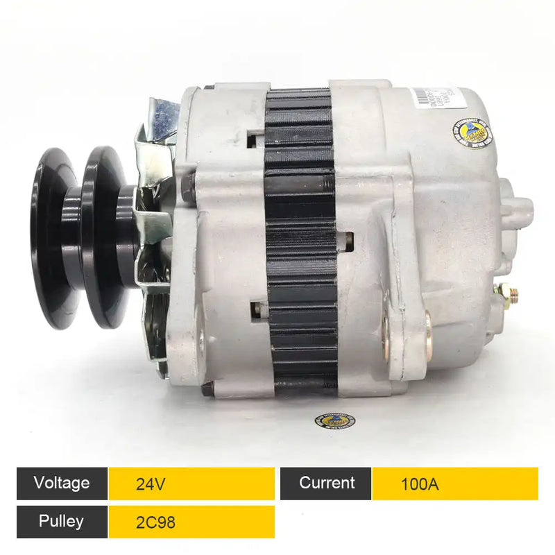 Afbeelding laden in Galerijviewer, Alternator 37300-9300 for MITSUBISHI 6D16 6D17 for HYUNDAI R210-5 - Electrical Parts > Alternator from MyMROmarts