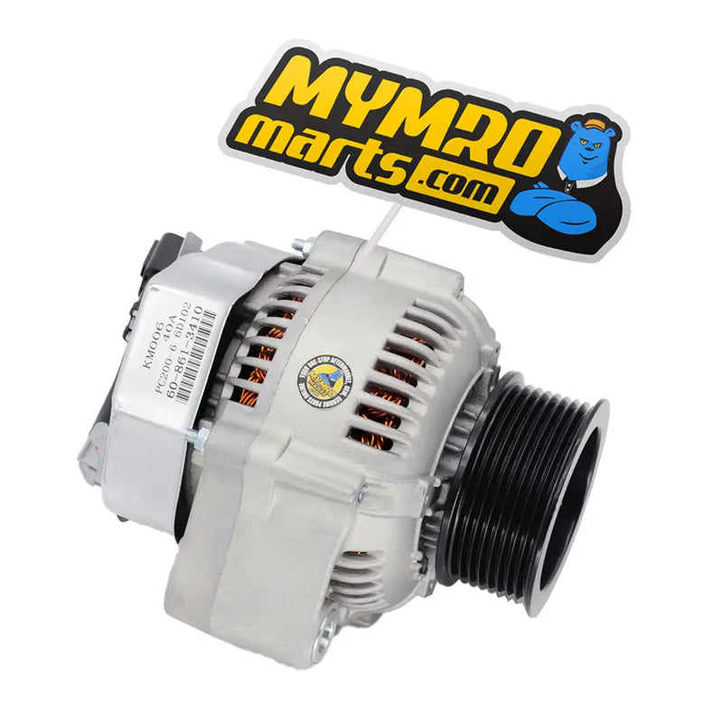 Afbeelding laden in Galerijviewer, Alternator 6008613410 6008613411 6008613420 1012114310 for KOMATSU 6D102 S4D95E-5 for KOMATSU PC200-6 WA200 WA320 - Electrical Parts > Alternator from MyMROmarts