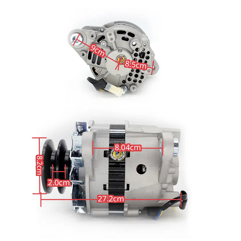 Cargue la imagen en el visor de la galería, Alternator A002T70771 for Mitsubishi Engine 6D14 6D15 Kobelco Excavator SK100 SK200 SK220 from MyMROmarts