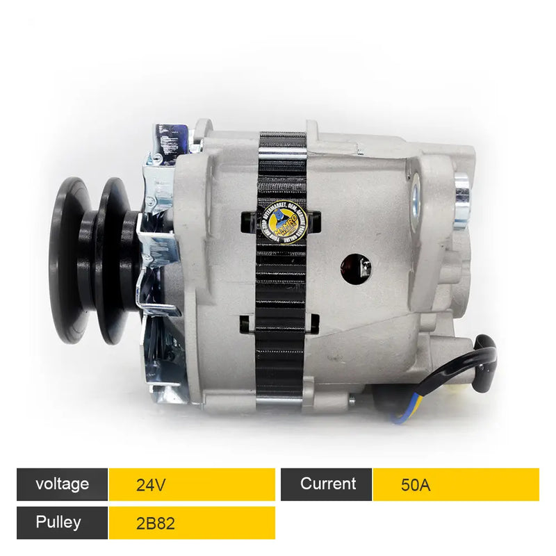 Cargue la imagen en el visor de la galería, Alternator A002T70771 for Mitsubishi Engine 6D14 6D15 Kobelco Excavator SK100 SK200 SK220 from MyMROmarts