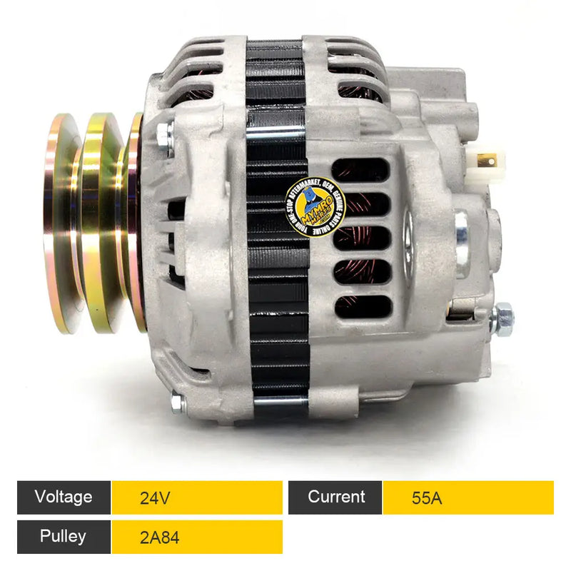 Afbeelding laden in Galerijviewer, Alternator A3T08799 A3TB1399 ME200699 ME202972 CAL35181AS ALM3399BS 301N210902Z for MITSUBISHI 4M40 for CAT 307D - Electrical Parts > Alternator from MyMROmarts