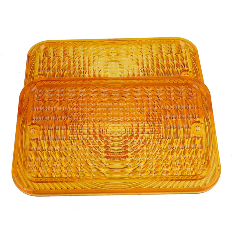 Load image into Gallery viewer, 2X Amber Lens Tail Light Lens LVU18745 Replacement for John Deere Tractor 1023E 1025R 1026R 2025R 2027R 2032R 2038R 2305 2320 2520 2720 - Body Parts > Heavy Equipment Lights from MyMROmarts