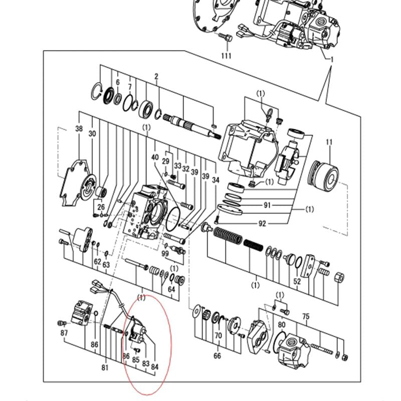 Load image into Gallery viewer, Coil 172989-73150 for Komatsu Excavator PC40 Hydraulic Pump PSVD2-17E-23 - Electrical Parts > Solenoid Valve Coil from MyMROmarts