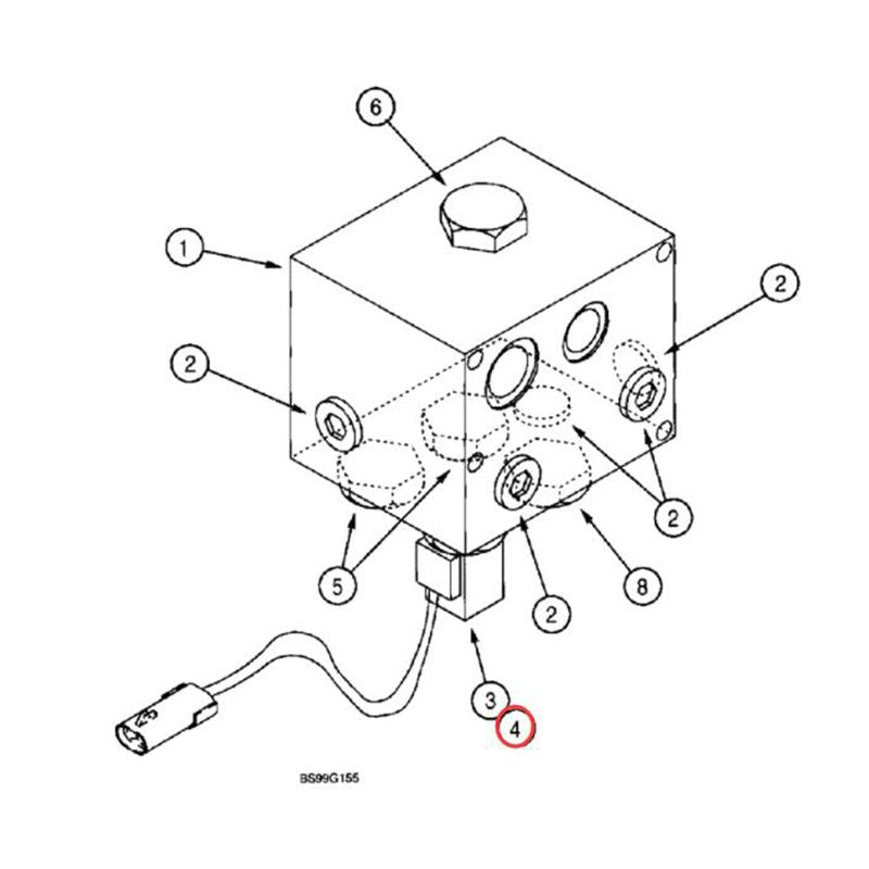 Load image into Gallery viewer, Coil 309791A1 for CASE Loader 570LXT 580L 580M 580SL 580SM 590SL 590SM - Electrical Parts > Solenoid Valve Coil from MyMROmarts