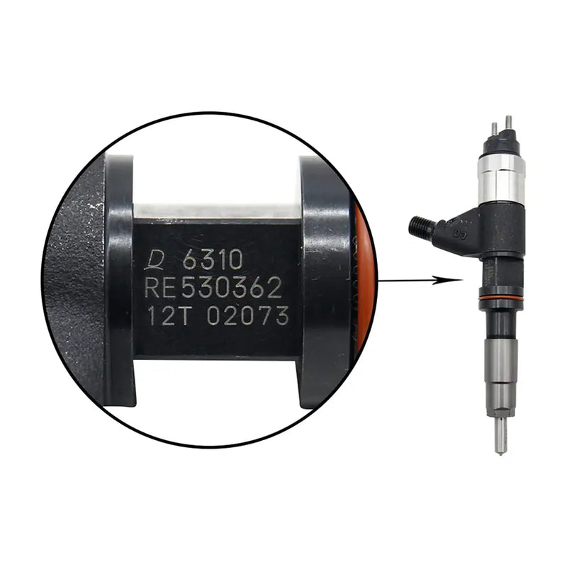 Afbeelding laden in Galerijviewer, Remanufactured Common Rail Injector 095000-6310 RE530362 for John Deere 4045T 6068T S350 Engine 210G Excavator - Engine Parts > Fuel System > Fuel Injector from My Store