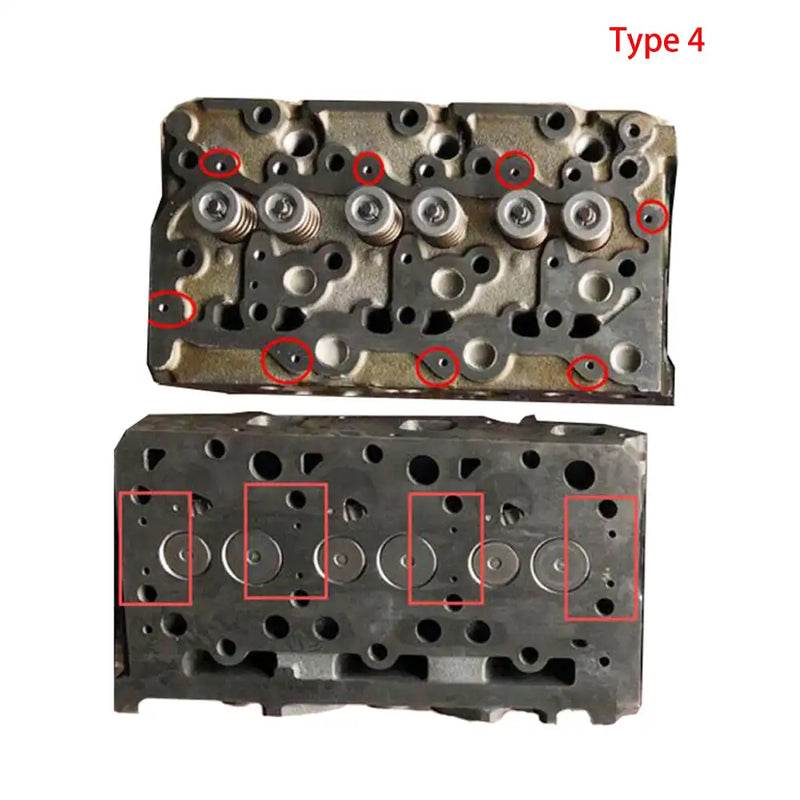 Load image into Gallery viewer, Complete Cylinder Head 16487-03040 1648703040 for Kubota D1703 Engine L2501D L3240DT L3400DT L3540HSTC Bobcat 325C 238 325D - Engine Parts > Engine Block > Cylinder Head from My Store