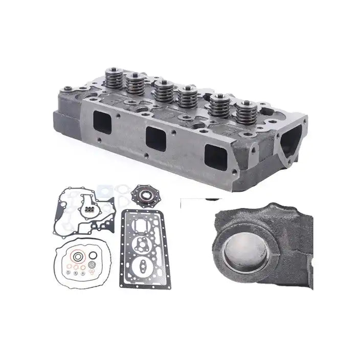 Cargue la imagen en el visor de la galería, Complete Cylinder Head D902 with Valves + Full Gasket Kit for Kubota RTV900 - Engine Parts > Engine Block > Cylinder Head from MyMROmarts