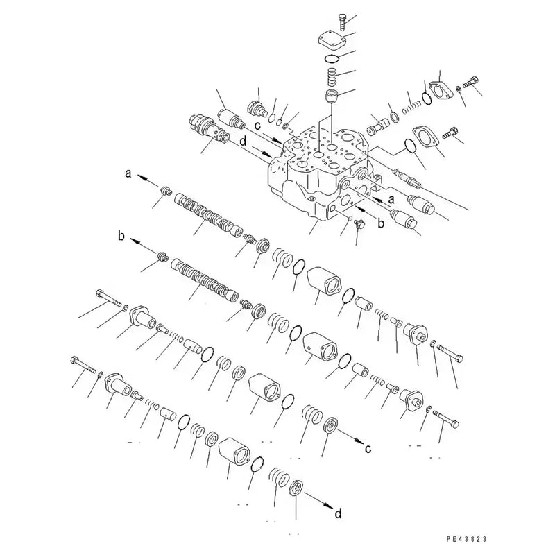 Load image into Gallery viewer, Control Valve 709-12-13100 709-12-13101 709-12-13102 for Komatsu WF450 WA450 WA450L WA470 - Engine Parts > Other Engine Parts from MyMROmarts