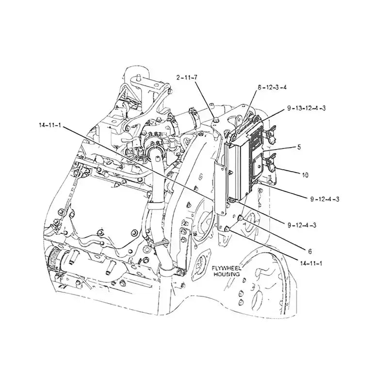 Load image into Gallery viewer, Controller 417-6011 for Caterpillar CAT Engine 3512C 3516B Truck 773G 775G 777G 789D 797 797B Tractor D10T2 D11T - Electrical Parts > Electronic Control System > Controllers and Monitors from MyMROmarts