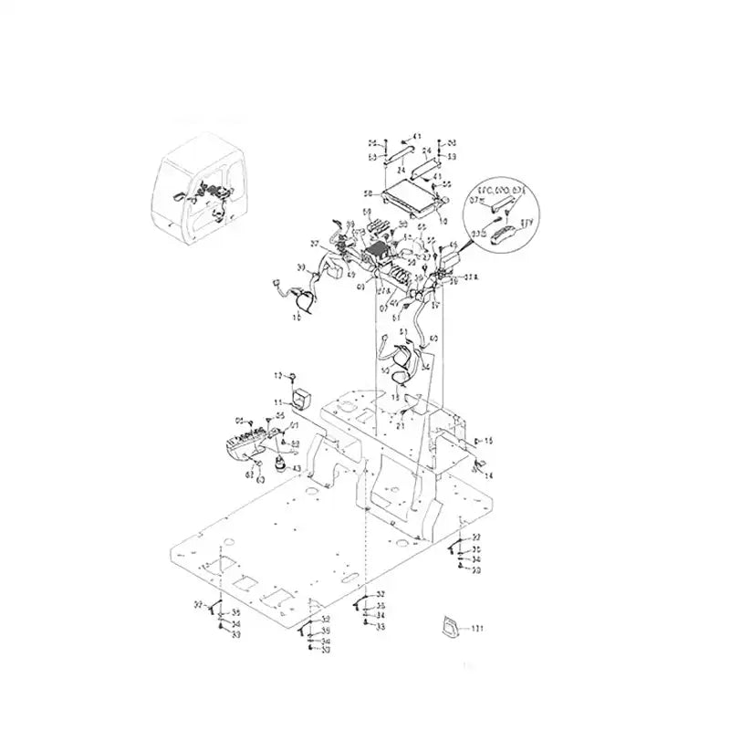 Laden Sie das Bild in Galerie -Viewer, Controller 4487307 for Hitachi ZX200-1 ZX200 ZX200-E ZX200-HHE ZX200-X Excavator - Electrical Parts > Electronic Control System > Controllers and Monitors from MyMROmarts