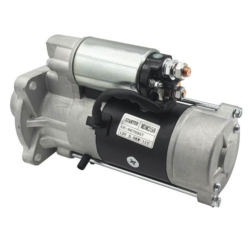 Laden Sie das Bild in Galerie -Viewer, Starter Motor 7283321 6676957 6685190 For Bobcat 753 763 773 5600 A300 A770 S130 S175 S185 S300 S450 S530 S590 S630 S64 S650 S66 S740 S76 S770 S850 T190 T200 T2250 T300 T450 T550 T595 T64 T650 T750 T76 T770 T870 V417 from MyMROmarts