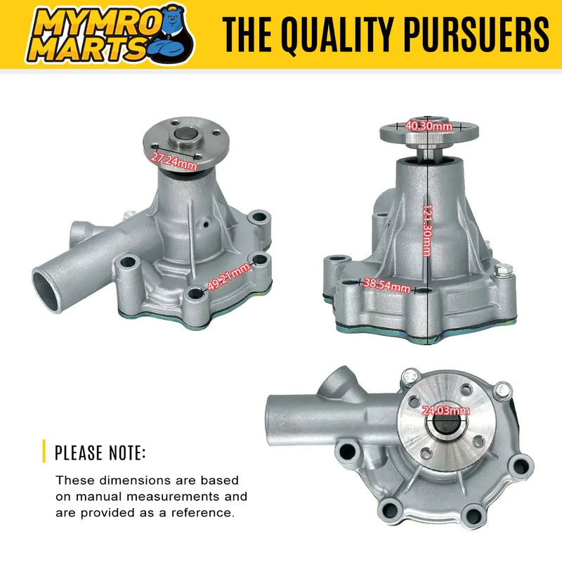 Load image into Gallery viewer, Engine Water pump 1273085C91 compatible with Case IH Tractor 234 235 244 245 254 255 1120 1130 w/ Mitsubisihi Engines - Engine Parts > Cooling System > Engine Water Pump from MyMROmarts