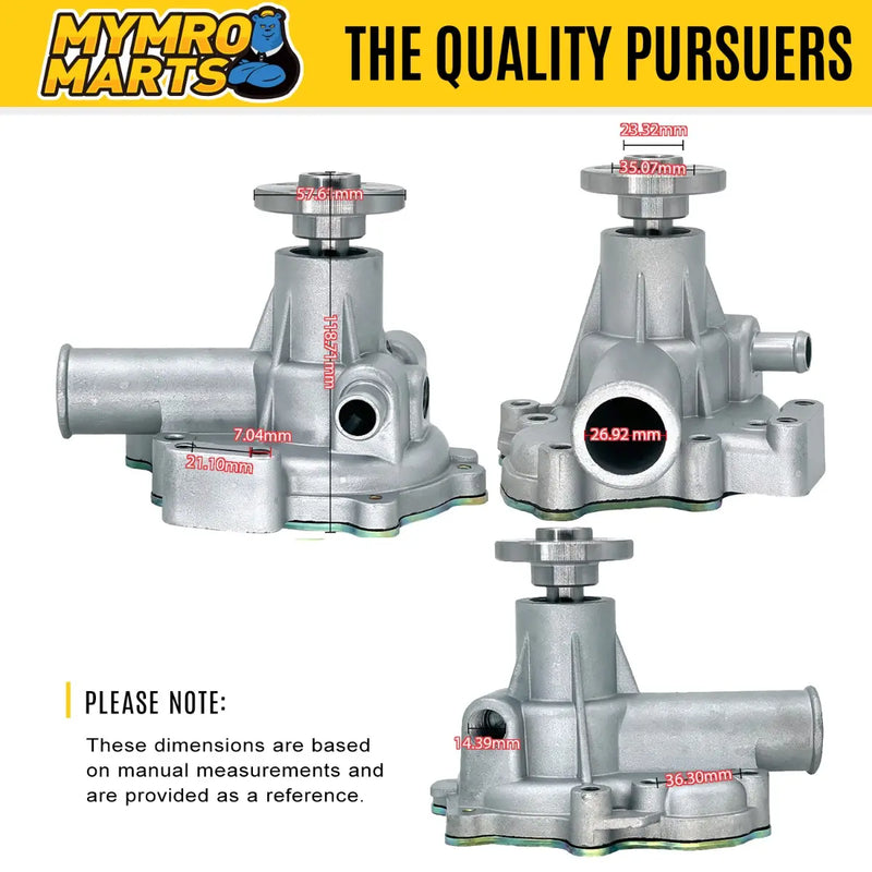 Load image into Gallery viewer, Engine Water Pump 145017951 145017950 for Perkins 403C-15 404C-22 404C-22T 103.15 104.19 104.22 100 400 Series - Engine Parts > Cooling System > Engine Water Pump from MyMROmarts