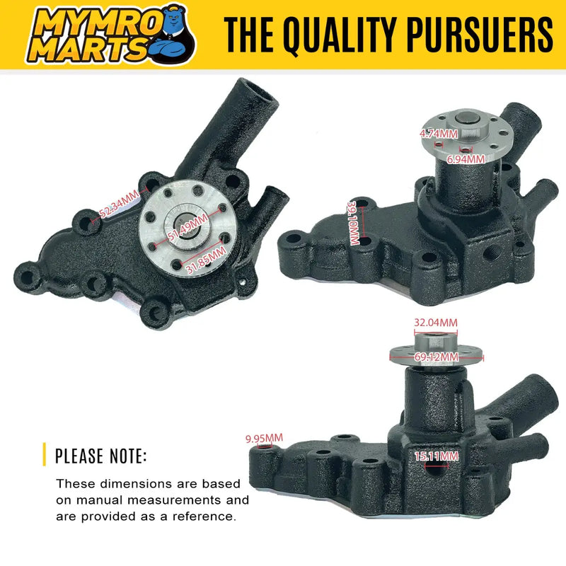 Afbeelding laden in Galerijviewer, Engine Water Pump 5-13610-038-1 for Isuzu Engine Elf Journey G201 C221 C240 G240 - Engine Parts > Cooling System > Engine Water Pump from My Store