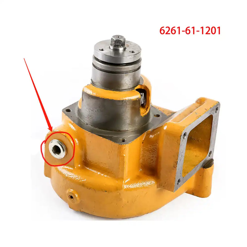 Load image into Gallery viewer, Engine Water Pump 6261-61-1200 6261-61-1201 6261-61-1202 for Komatsu Bulldozer D155A-6R D155AX-6 D155AX-7 D275A-5R D275AX-5E0 Engine SAA6D140E - Engine Parts > Cooling System > Engine Water Pump from My Store