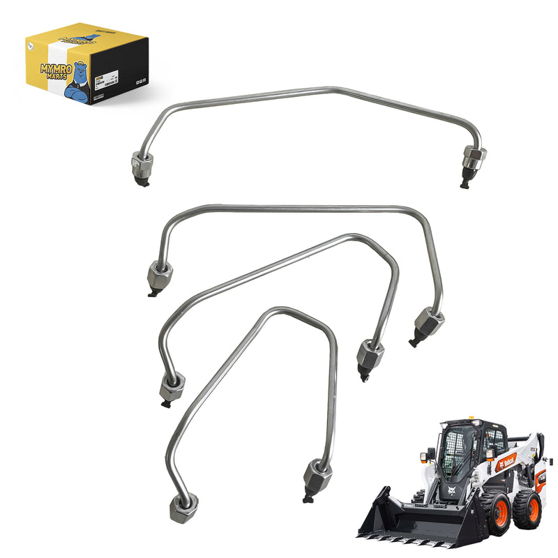 Load image into Gallery viewer, Fuel Injector Pipe Set 3974604 3974605 3974606 3974607 for Bobcat 645 743 Skid Steer Loaders - Engine Parts > Other Engine Parts > Engine Tube and Pipe from MyMROmarts