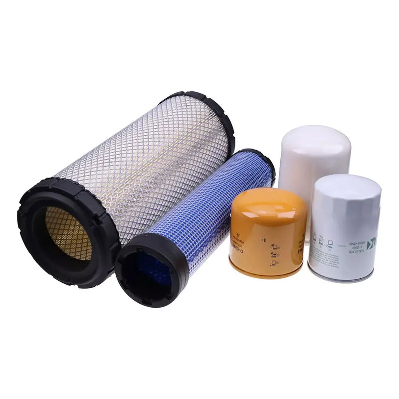 Cargue la imagen en el visor de la galería, Filter Kit 5970026112 5523126150 HH1C0-32430 HHTA0-59900 HHV0051640 for Kubota Track Loader SVL75 SVL75-2 SVL95-2S w/ V3800-TIEF4 Eng. - Engine Maintenance Parts > Filter Kits from MyMROmarts
