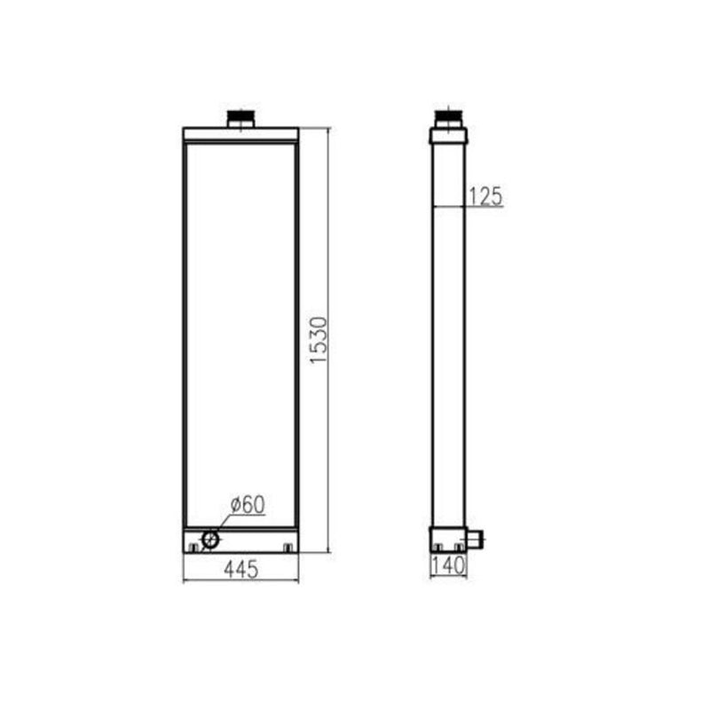 Load image into Gallery viewer, Water Tank Radiator Core ASS'Y 561-03-81632 561-03-81631 for Komatsu Dump Truck HD785-7 - Engine Parts > Cooling System > Engine Radiator from MyMROmarts
