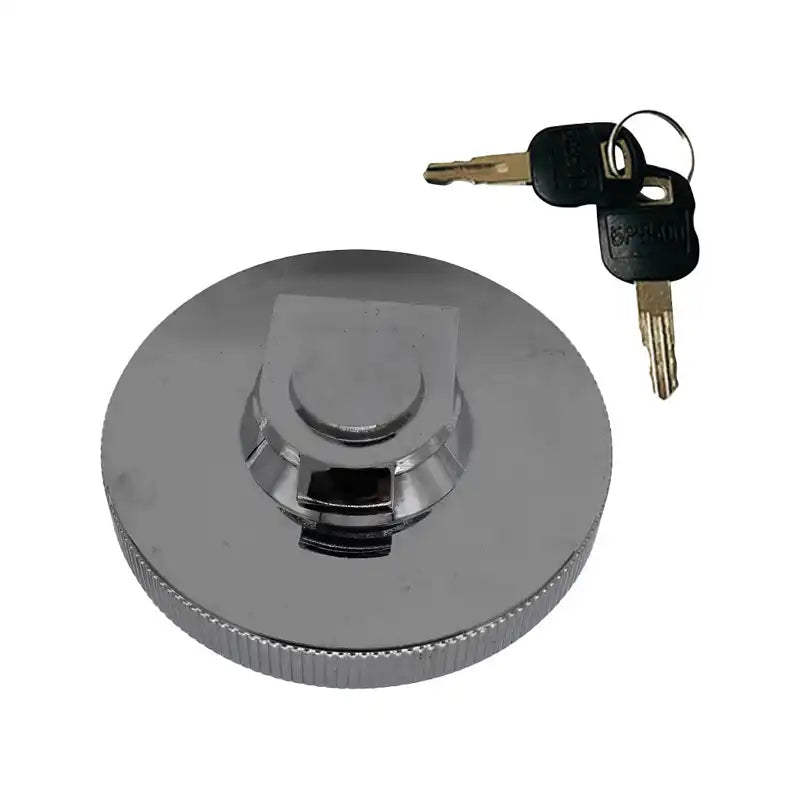 Locking Fuel Cap 0998548 With Key for Caterpillar CAT E200B E240 E300 E300B E450 E70 E70B EL240B Excavator 6D14 S6KT 4D31 6D22-TC Engine
