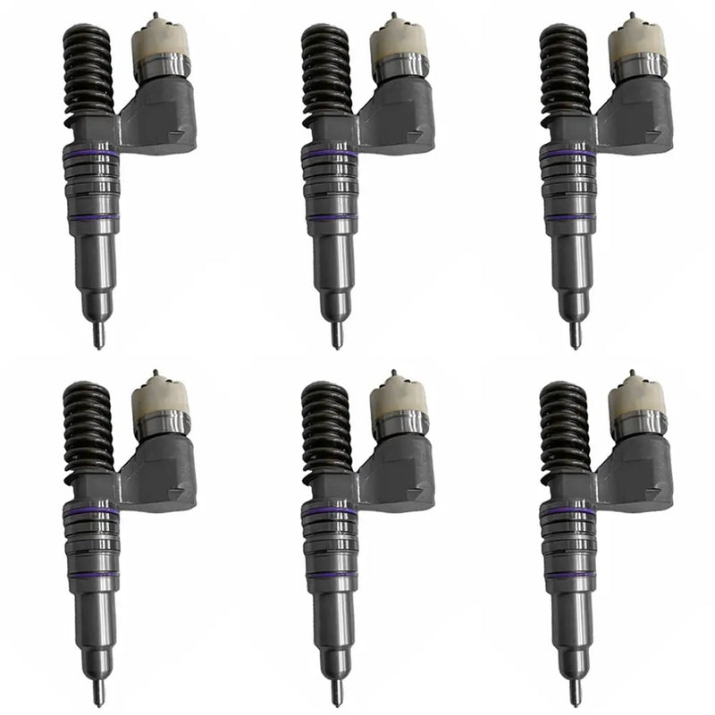 Carica immagine in Galleria Viewer, 6 PCS Fuel Injector SE501957 for John Deere Engine 6081 6105 6125 Tractor 9120 9220 9320 9420 9520 9620 9300T 9400T 9420T 9520T 9620T - Engine Parts > Fuel System > Fuel Injector from MyMROmarts
