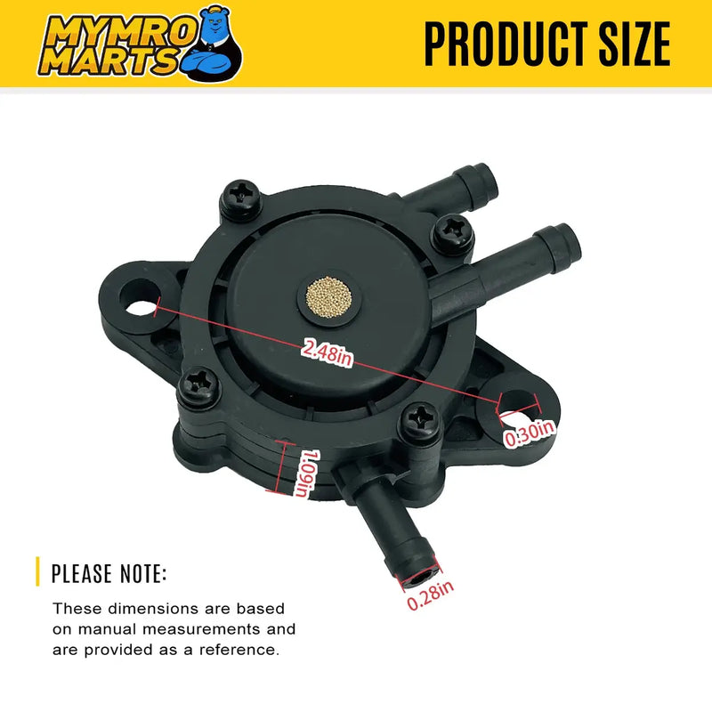 Load image into Gallery viewer, Fuel Pump 24 393 04-S 24 393 16-S for Kohler CH13 CH18 CH20 CH22 CH23 CH25 CH620 CH621 CH640 CH641 CH670 KT715 KT725 KT730 KT735 KT740 KT745 LV625 LV675 LV680 from MyMROmarts