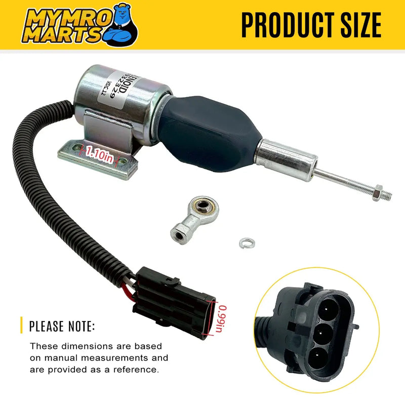Load image into Gallery viewer, 12V Fuel Shut Off Solenoid 3932329 3939700 SA-4891-12 SA489112 for Cummins 5.9L 4BT 6BT Engine from MyMROmarts