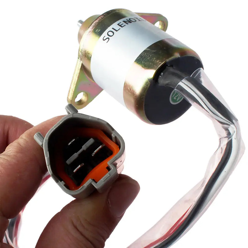 Load image into Gallery viewer, Fuel Shut Off Solenoid 425-35925 for Yanmar Engine Mustang 2012 2022 2026 2032 2041 2044 2054 Skid Steer Loader from MyMROmarts