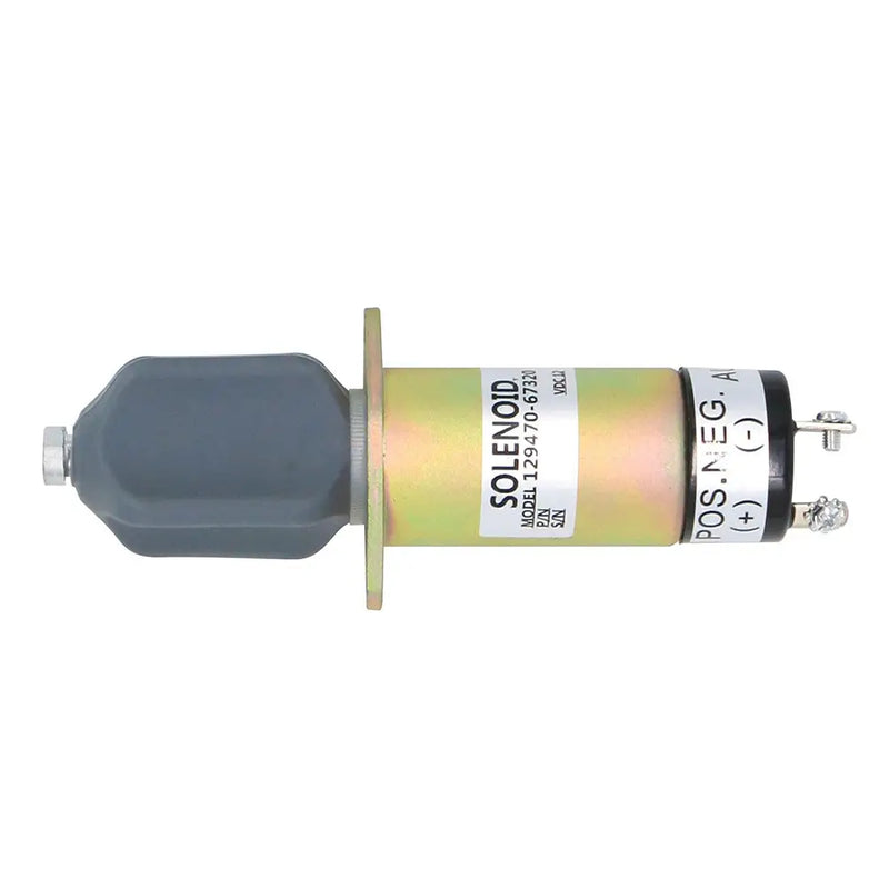 Load image into Gallery viewer, 12V Fuel Shutoff Solenoid 1502-12A7U1B1S2 129470-67320 for Yanmar Engine 4LH 6LY 4JH 4JHE 6LYA from MyMROmarts