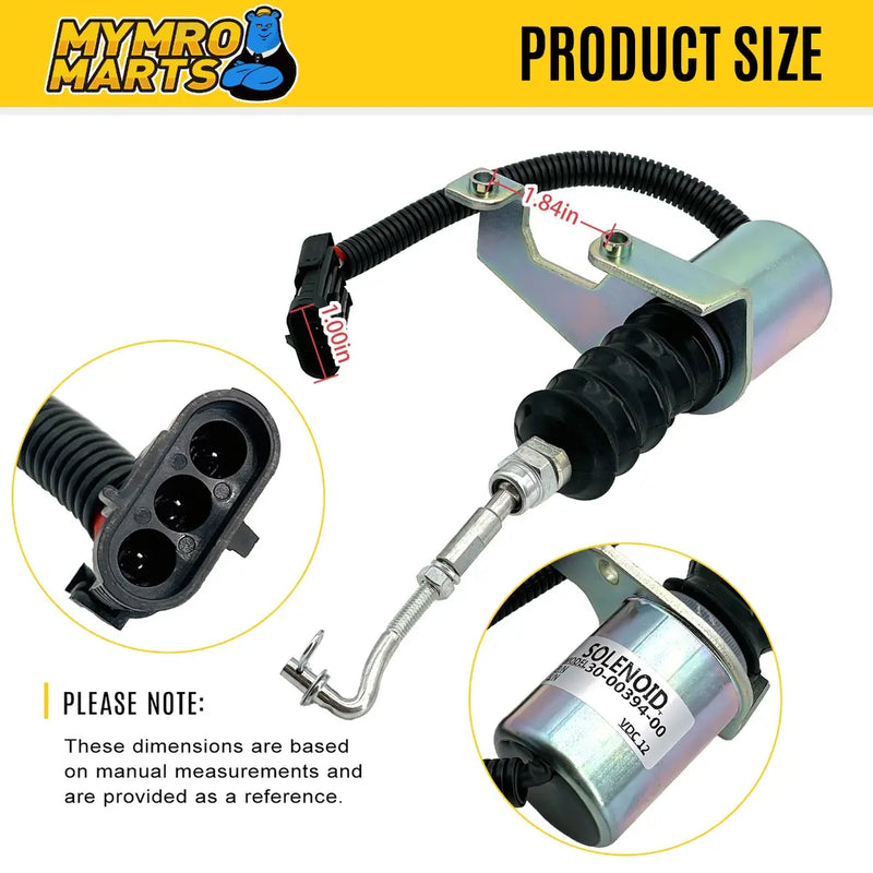 Load image into Gallery viewer, 12V Fuel Shutoff Solenoid 30-00394-00 for Deutz Engine F3L912W Carrier 69GL15-114 69GL15-134 from MyMROmarts