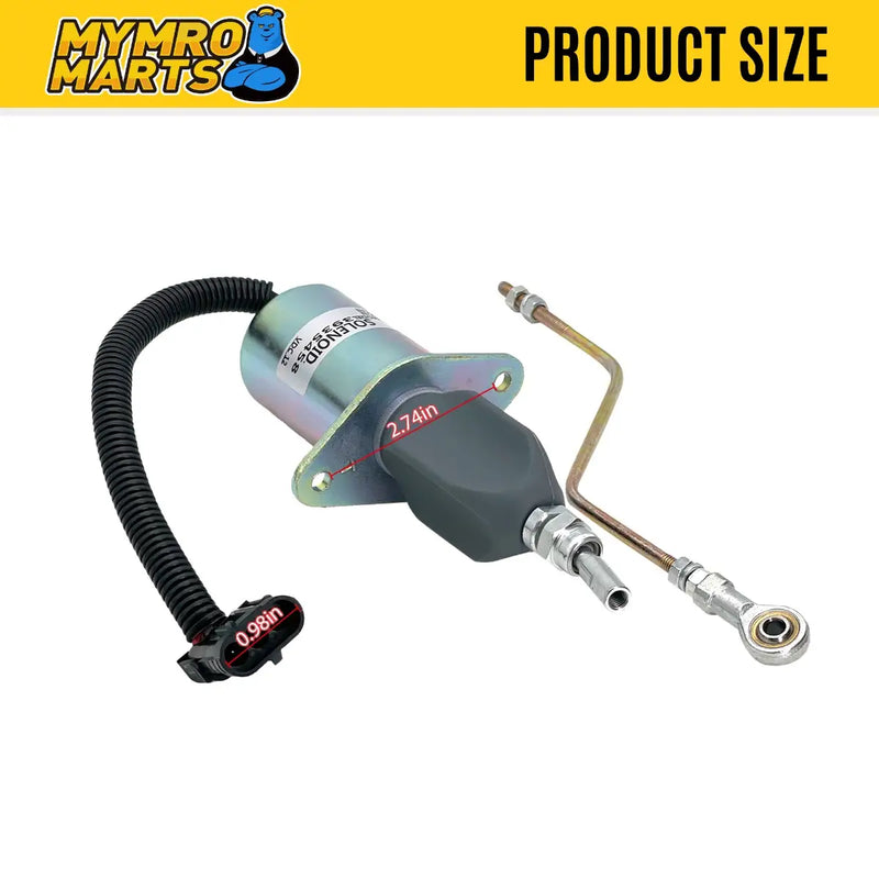 Load image into Gallery viewer, Fuel Shutoff Solenoid Valve 3935458 SA-4763-12 12V for Cummins 8.3L 5.9L Engine from MyMROmarts