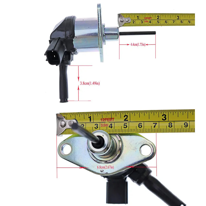 Load image into Gallery viewer, 12V Fuel Stop Solenoid 1A021-60014 for Kubota Engine V2003 V2203 V2403 Tractor L2800 L3130 L3200 L3240 from MyMROmarts