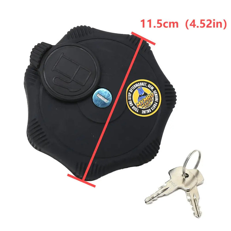 Load image into Gallery viewer, Fuel Tank Cap With 2 Keys R5511-51120 for Kubota KX018-4 KX033-4 KX057-4 Excavators SVL65-2 SVL75-2 SVL95-2 Track Loaders R530 R540 R630 Wheel Loaders from MyMROmarts