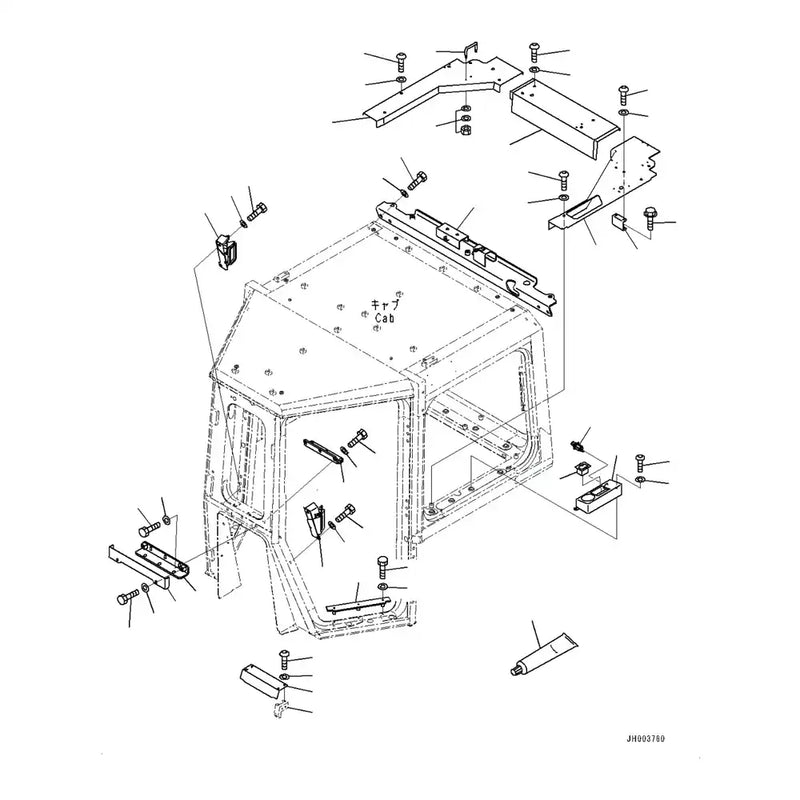 Load image into Gallery viewer, Gasket Liquid 198Z113960 For Komatsu D275AX-5 D375A-3A D375A-5 D475A-3 D475A-3 D475A-5 D475A-5 D475A-5A D65EX-15 D65EX-15 - Engine Parts > Other Engine Parts from MyMROmarts