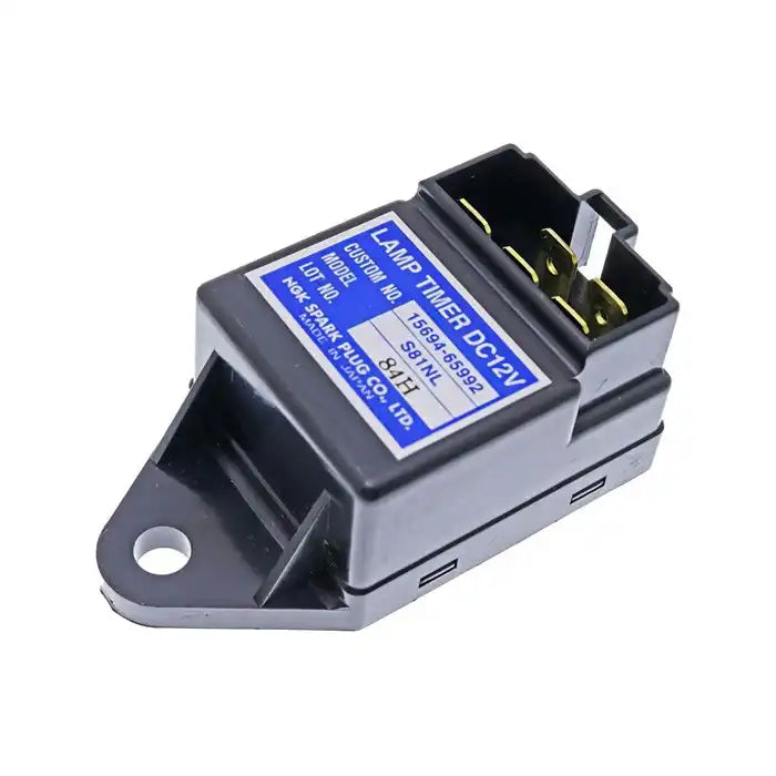Cargue la imagen en el visor de la galería, Glow Plug Lamp Timer 12V 15694-65992 S81NL SN1NL 4 Wiring Terminals for Kubota V2203 Engine from MyMROmarts