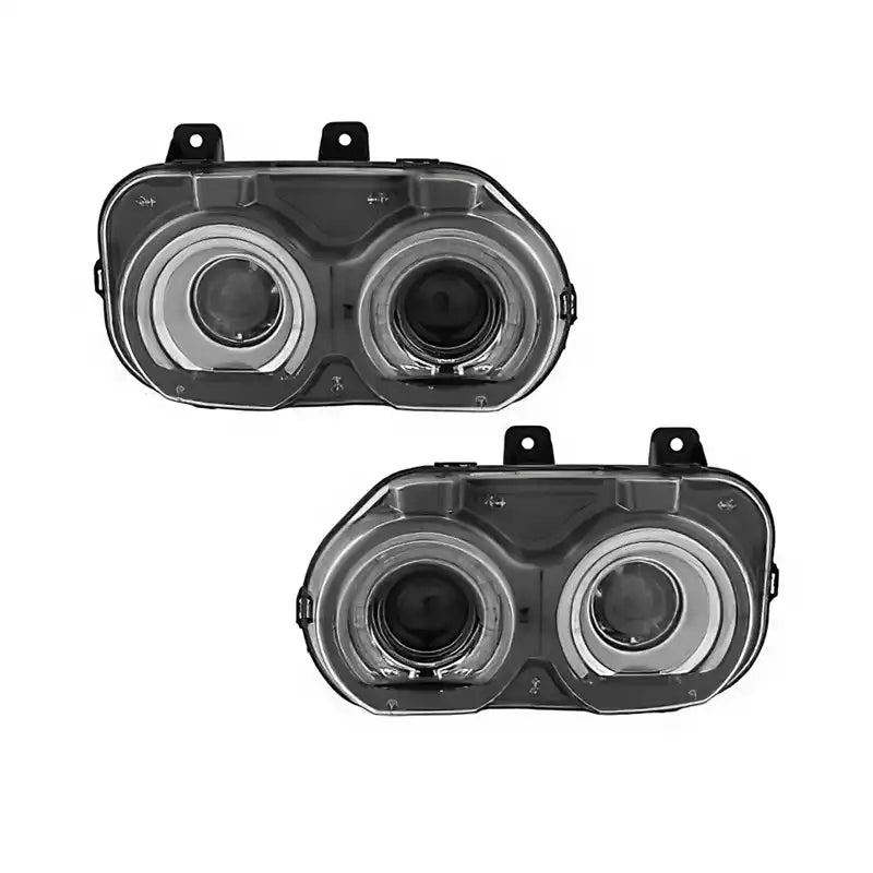 Cargue la imagen en el visor de la galería, Halogen Headlight Lamp Assembly Pair LH RH Sides 68174065AD 68174064AD for 2015-2019 Dodge Challenger from MyMROmarts