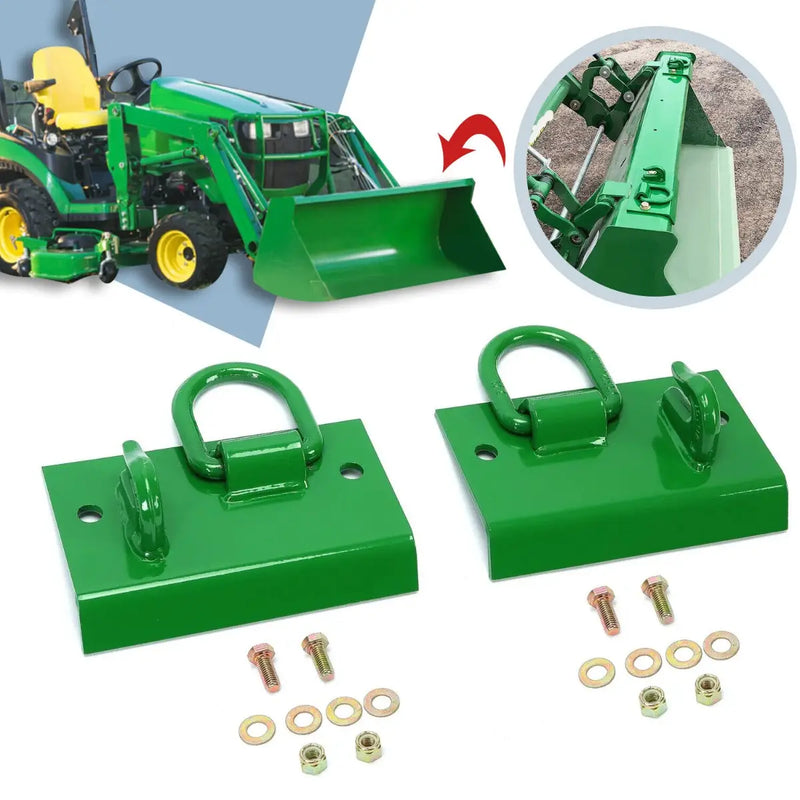 Load image into Gallery viewer, Heavy Duty Bolt-on Tractor Bucket Hook Grab Hooks D Rings for John Deere 1025R 2320 2520 2720 2025R 2032R 2038R 3032E 4010 4100 4110 4115 - Body Parts > Cab External parts from MyMROmarts