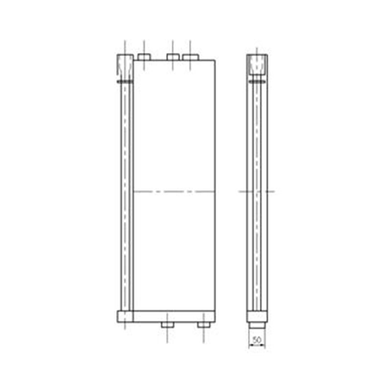 Cargue la imagen en el visor de la galería, Hydraulic Oil Cooler for Hyundai Excavator R55-7 New Type - Engine Parts > Cooling System > Oil Cooler from MyMROmarts