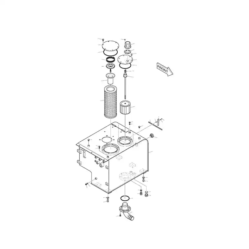 Load image into Gallery viewer, Hydraulic Filter 2474-9016A 2472-9016A For Doosan Daewoo DL220 DL250 DL300 DL350 DL400 DL420 DL450 DL500 DL550 from MyMROmarts