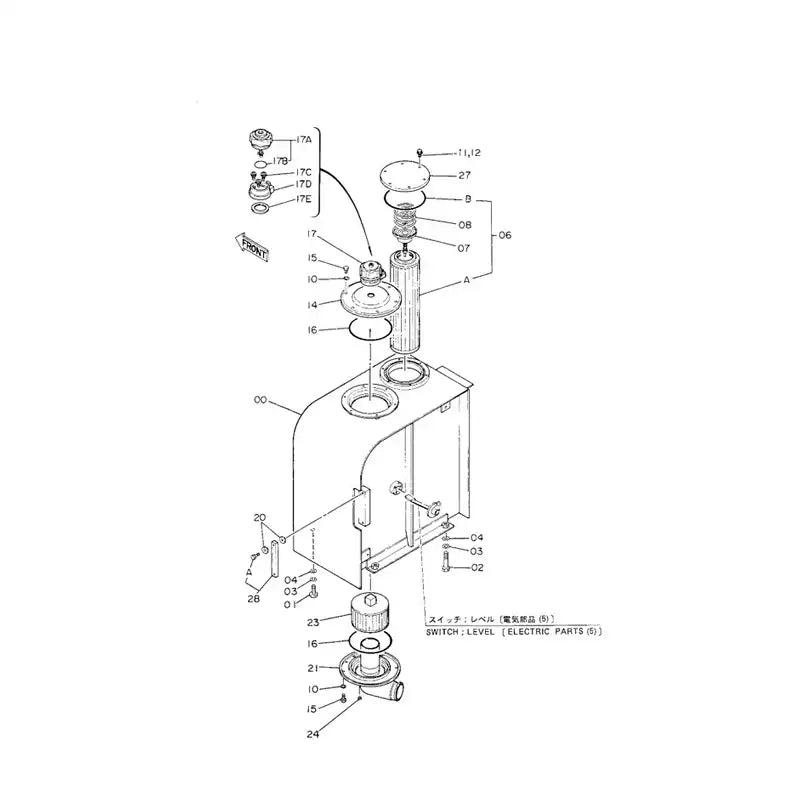 Load image into Gallery viewer, Hydraulic Filter 4227353 4132686 For Hitachi Excavator EX120 EX120-2 EX120-3 EX120-5 from MyMROmarts
