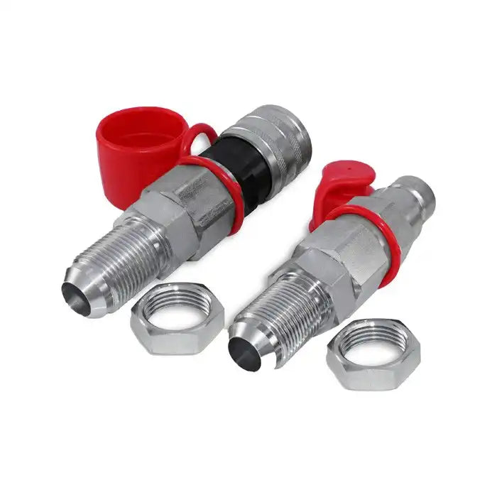 Cargue la imagen en el visor de la galería, Hydraulic Flat Face Quick Connect Coupler Set For Skid Steer Loader 1/2 NPT Thread 1/2 from MyMROmarts
