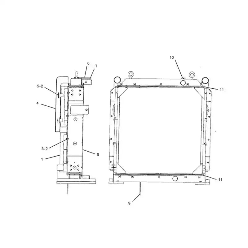 Load image into Gallery viewer, Hydraulic Oil Cooler 162-6274 210-8120 For Caterpillar Excavator CAT 365B 365B II 365B L Engine 3196 from MyMROmarts