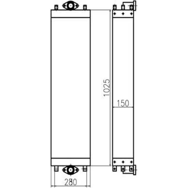 Carica immagine in Galleria Viewer, Hydraulic Oil Cooler 20Y-03-42560 20Y-03-42561 for Komatsu Excavator PC200-8 PC200LC-8 from MyMROmarts