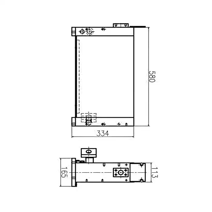 Afbeelding laden in Galerijviewer, Hydraulic Oil Cooler New Type For Lonking LG60 from MyMROmarts