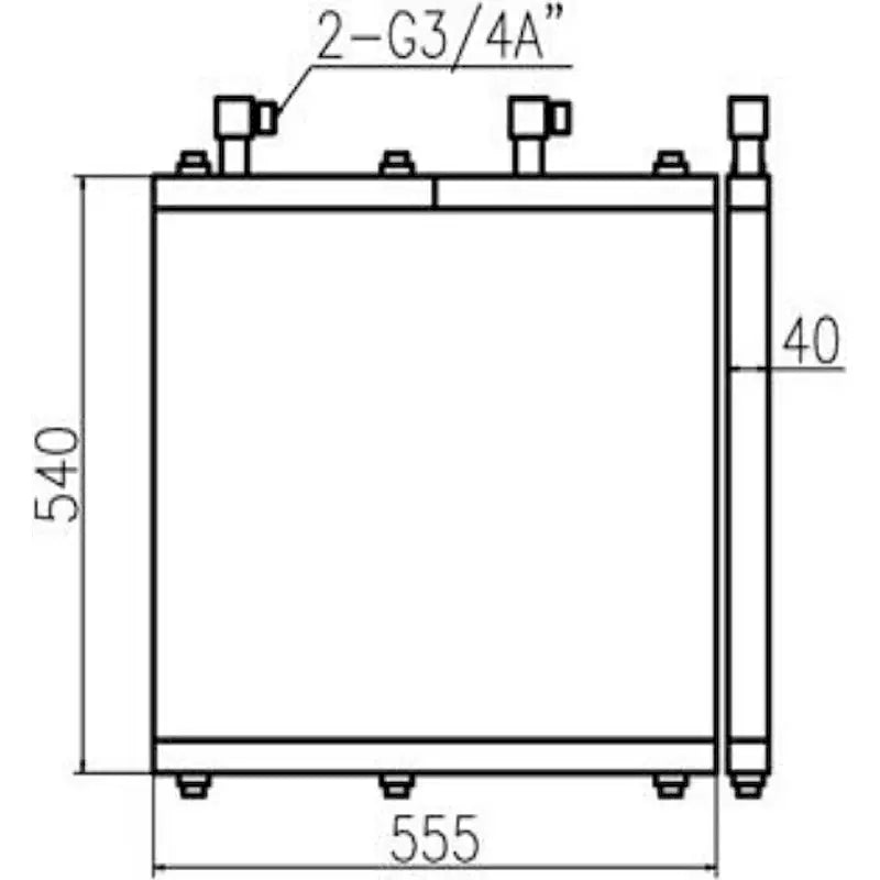 Load image into Gallery viewer, Hydraulic Oil Cooler VOE14638978 For Volvo Excavator EC55C EC60C EW60C from MyMROmarts