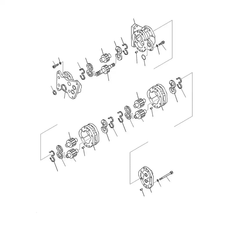 Load image into Gallery viewer, Hydraulic Pump 704-71-44071 For Komatsu Bulldozer D475A-5 D475A-5A D475A-5E0 D475ASD-5E0 - Hydraulic Parts > Hydraulic Pump from MyMROmarts
