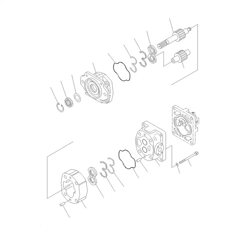 Laden Sie das Bild in Galerie -Viewer, Hydraulic Pump 705-52-31220 For Komatsu Grader GD755-3 GH320-3 GD755-5R - Hydraulic Parts > Hydraulic Pump from MyMROmarts