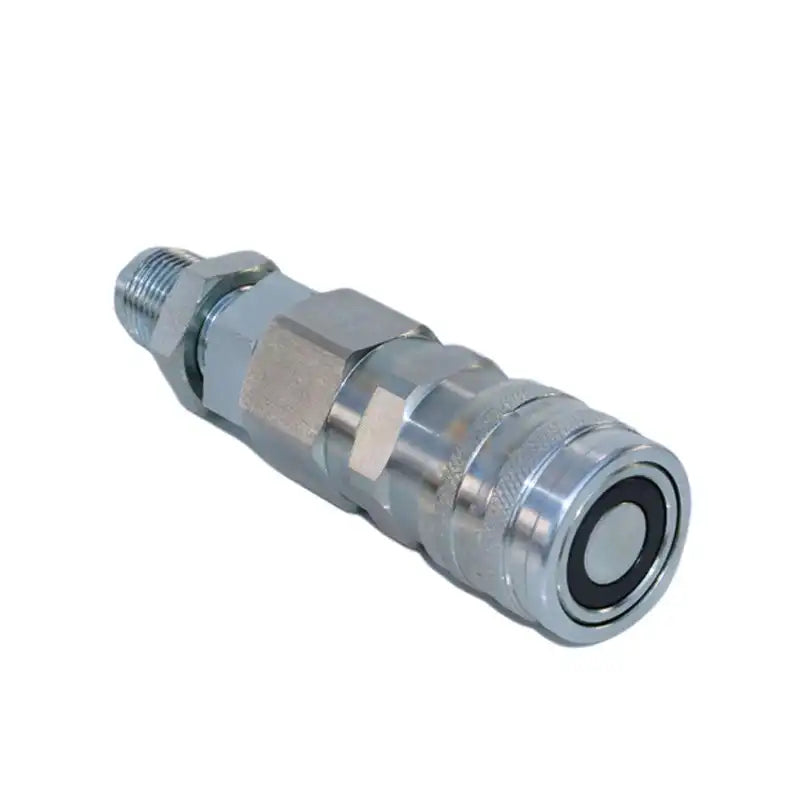 Load image into Gallery viewer, #10 JIC Thread 1/2 Flat Face Hydraulic Quick Connect Coupler for New Holland LS140 LS150 LS160 LS170 LS180 LS185 LS190 from MyMROmarts