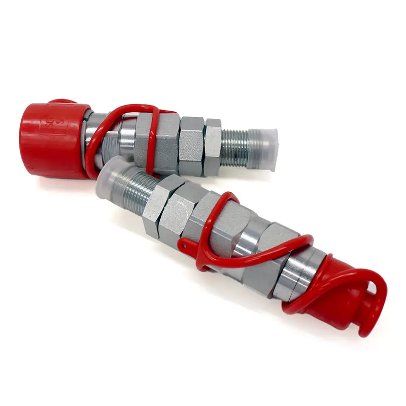 Load image into Gallery viewer, Hydraulic Quick Connect Coupler Set For Caterpillar CAT Excavator 216B 226B 232B 236B 242B 246 248B 252B 262B 5/8 SAE Flat Face from MyMROmarts