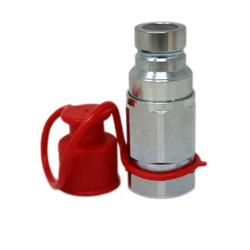 Afbeelding laden in Galerijviewer, 1/2 Flat Face Hydraulic Quick Connect Couplings Set With Dust Caps FF12-08N-SET HT4F4-4HTF4 for Bobcat Skid Steer from MyMROmarts